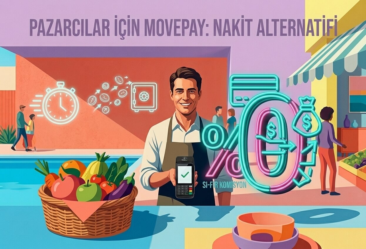 Pazarlarda MovePay Devri Nakit Yok Derdine Son, Tezgahınız Dijitalleşsin ve Kazancınız Anında Hesapta