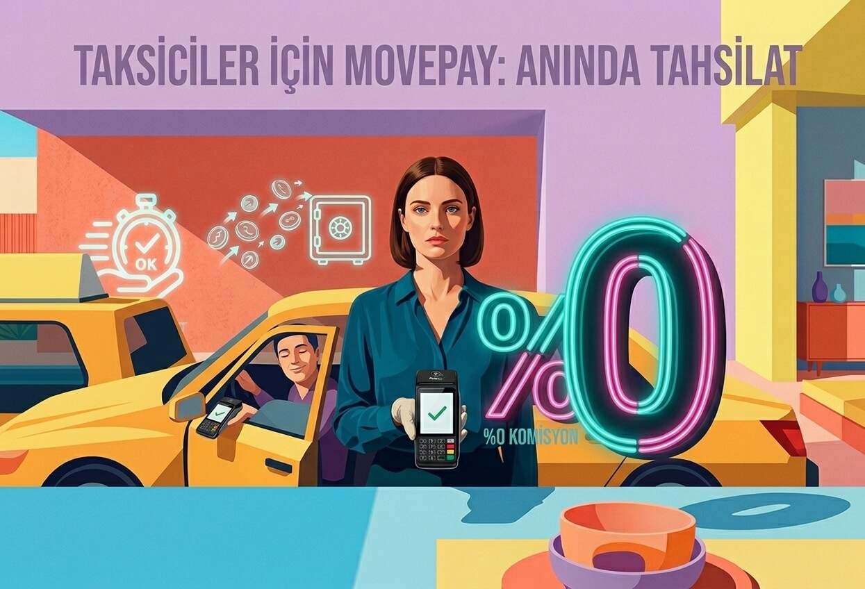 Taksiciler İçin MovePay Nakit Var mı Sorusuna Son, Yolculuk Sonu Kazancınız Anında Cebinizde