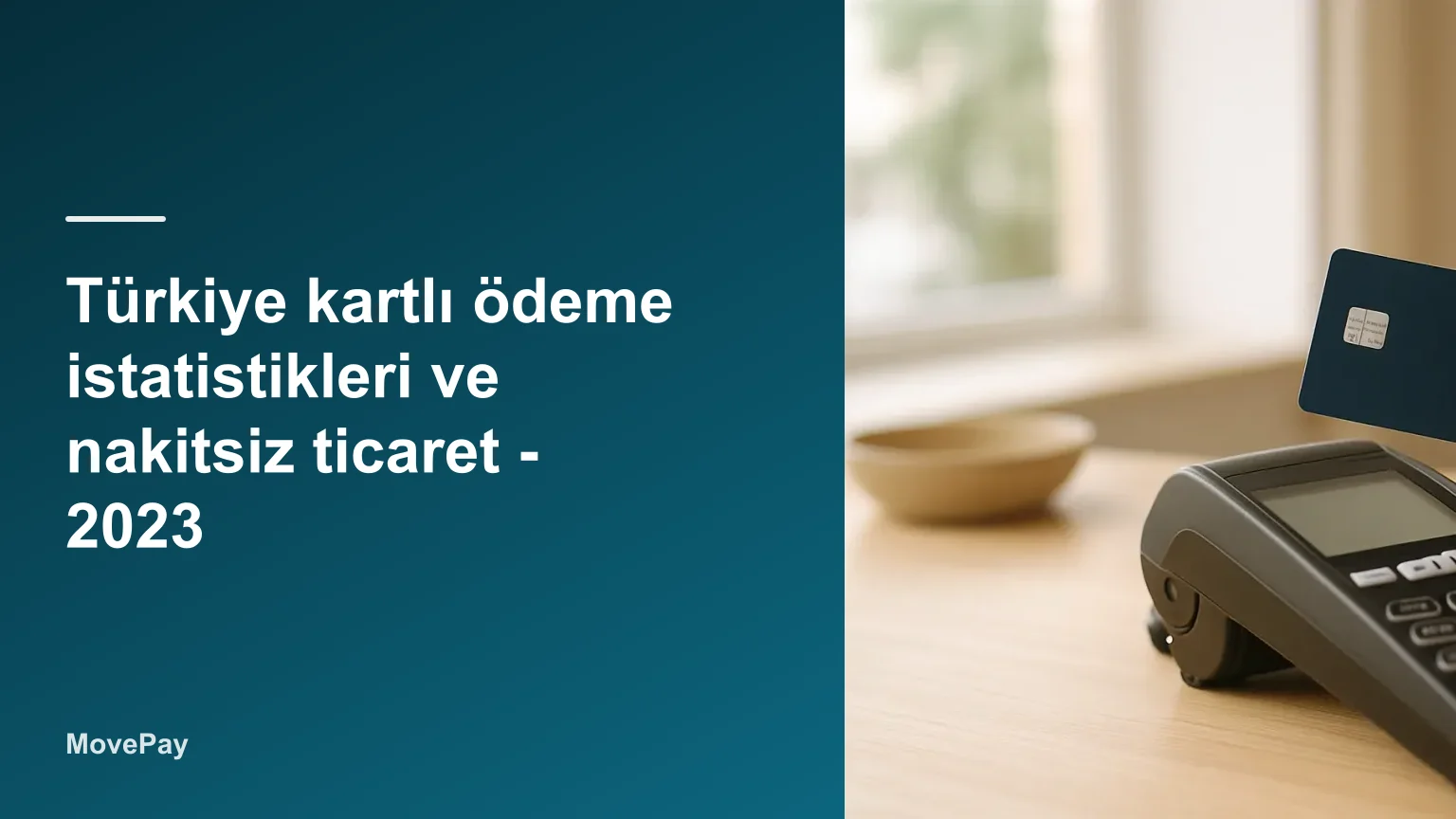 Küçük işletme tezgahında POS terminaliyle yapılan işlem, turkiye kartlı ödeme istatistikleriyle uyumlu görsel